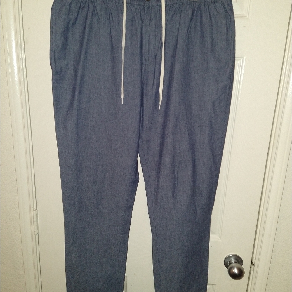 J. Crew Stretch Blue Pants Men's sz 34x32.